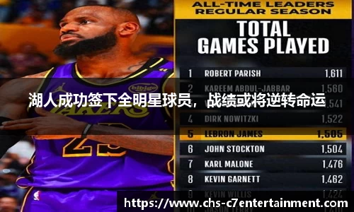 湖人成功签下全明星球员，战绩或将逆转命运